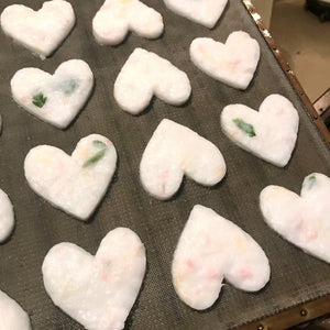 Blush Petite Handmade Paper Heart - Single