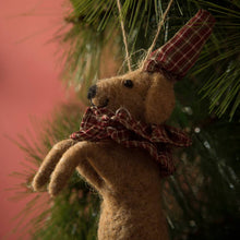 Load image into Gallery viewer, Circus Dog Felt Ornament