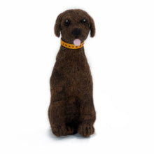 Load image into Gallery viewer, Labrador Retriever Dog- Artisan Hand-Felted Alpaca Sculpture: Yellow