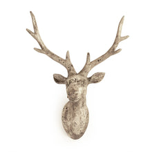 Load image into Gallery viewer, Distressed Grey Wash Deer Head