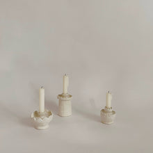Load image into Gallery viewer, Tall Scalloped Candleholder