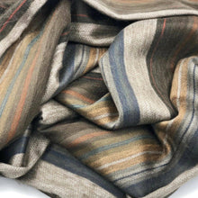 Load image into Gallery viewer, Striped Baby Alpaca Wool Throw Blanket