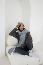 Load image into Gallery viewer, The Reykjavik Scarf with RWS Wool - Grey - FW25