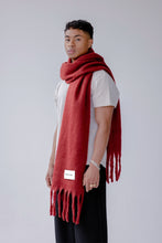 Load image into Gallery viewer, The Reykjavik Scarf - 100% Recycled - Burgundy