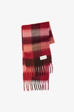 Load image into Gallery viewer, The Reykjavik Scarf - 100% Recycled - Burgundy Check