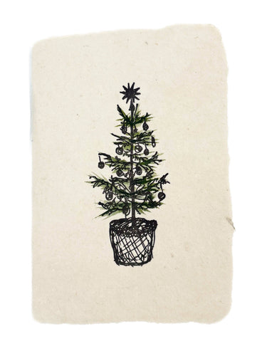 Scandinavian Christmas Tree Card