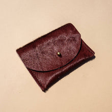 Load image into Gallery viewer, Cardholder - Merlot Cowhide