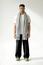 Load image into Gallery viewer, The Reykjavik Scarf with RWS Wool - Grey - FW25