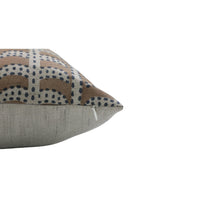 Load image into Gallery viewer, Interior Block Print Linen Blend Pillow Cover - Garud: Linen Blend / Both Side / 22X22