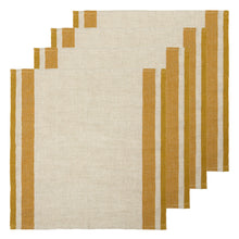 Load image into Gallery viewer, Classic Napkins in Mustard S/4