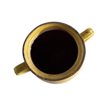 Load image into Gallery viewer, Handcrafted Rustic Double Handle Jug in Mustard