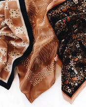 Load image into Gallery viewer, 100% Silk Bandana Scarf in Amber