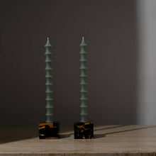 Load image into Gallery viewer, Bamboo Beeswax Taper Candles