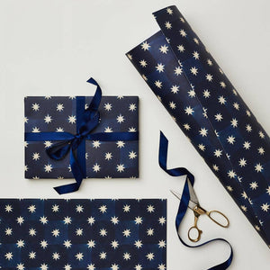 Navy Star Patterned Paper