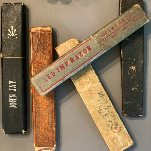 Grouping of Vintage Razor Boxes