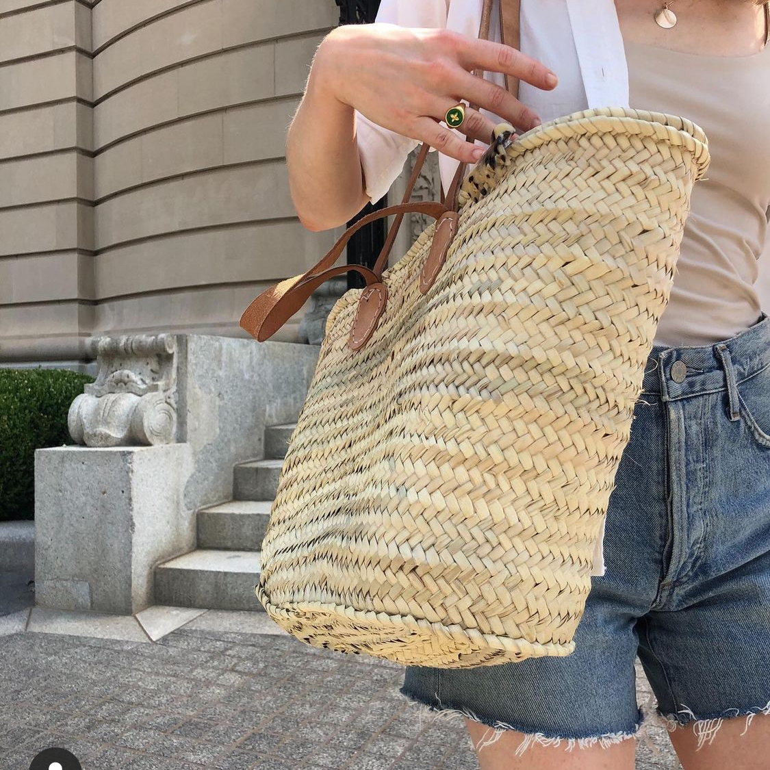 Wicker 2025 market bag