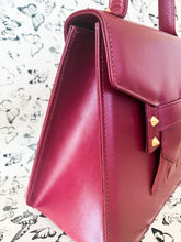Load image into Gallery viewer, Red Top Handle Calf Skin Bag | Shop bags at Federal &amp; Black | Free Shipping