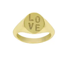 Load image into Gallery viewer, Love Signet Ring
