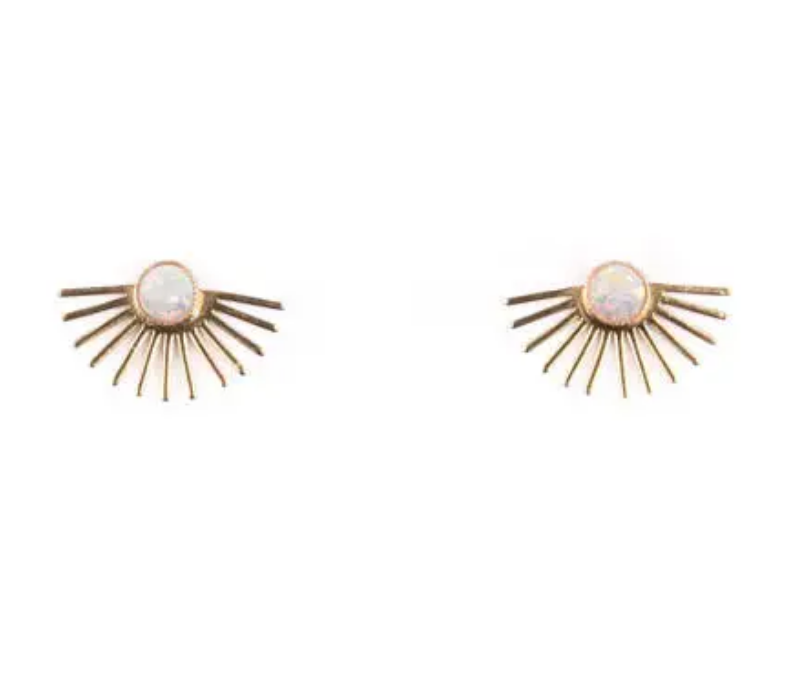 Shop the Michelle Starbuck Opal Beam Studs at Federal & Black