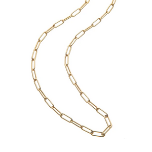 Shop the Jane Winchester Gold Drawn Link Chain at Federal & Black