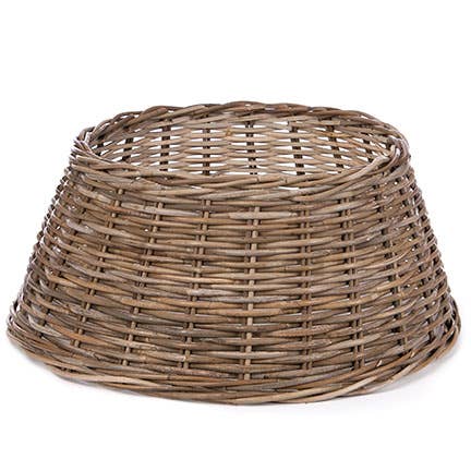 Woven Rattan Christmas Tree Skirt